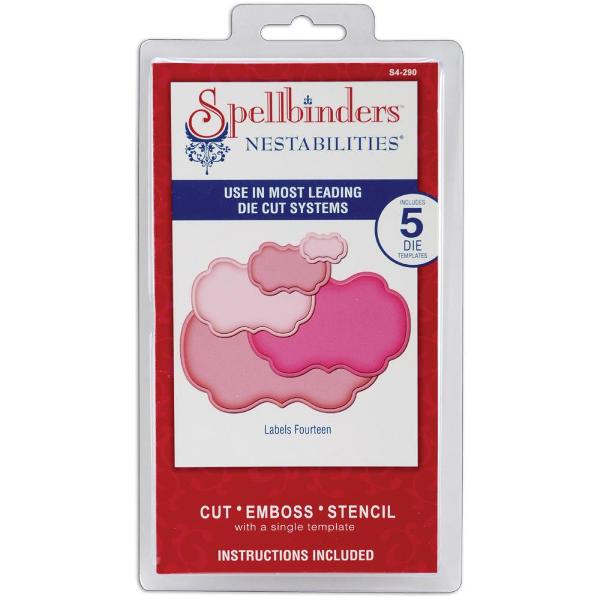 Набор ножей для вырезания Labels 14 от Spellbinders