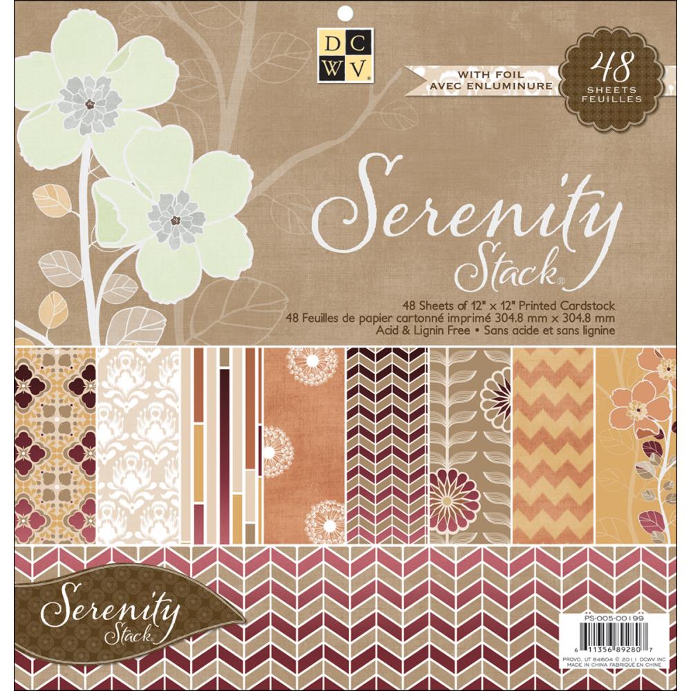 Набір паперу Serenity Stack 30х30 см 24 листа від DCWV