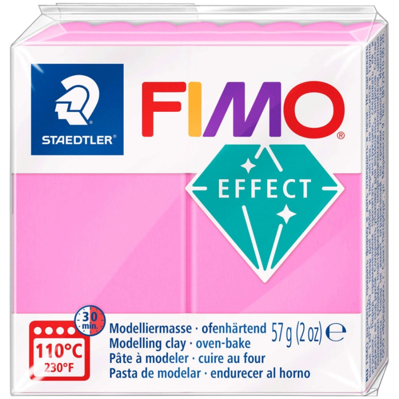 Пластика Effect, Фуксія неонова, 57 г, Fimo