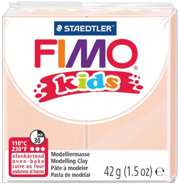 Пластика Fimo kids, Тілесна, 42г, Fimo
