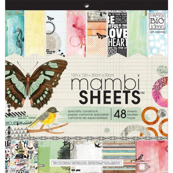 Набір паперу Mixed Media 30х30 см 24 листа від Me and My Big Ideas