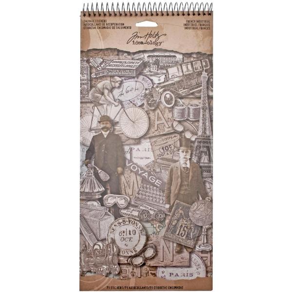 Набір наклейок French Industrial від Tim Holtz