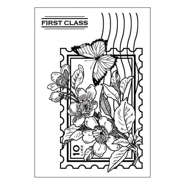 Акриловый штамп Postage, Hot Off The Press