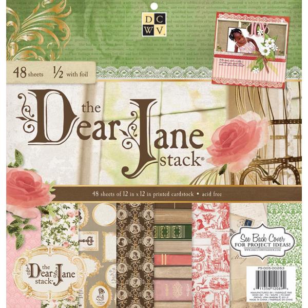 Набір паперу Dear Jane 30x30 cм 24 листа від компанії DCWV