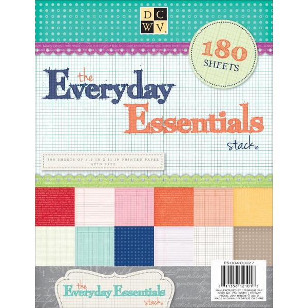 Набор бумаги Everyday Essentials 28х21 см 60 листов от DCWV