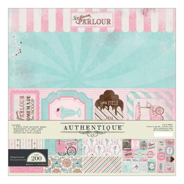 Набор бумаги Sweetness 30х30 см 6 листов от Authentique Paper