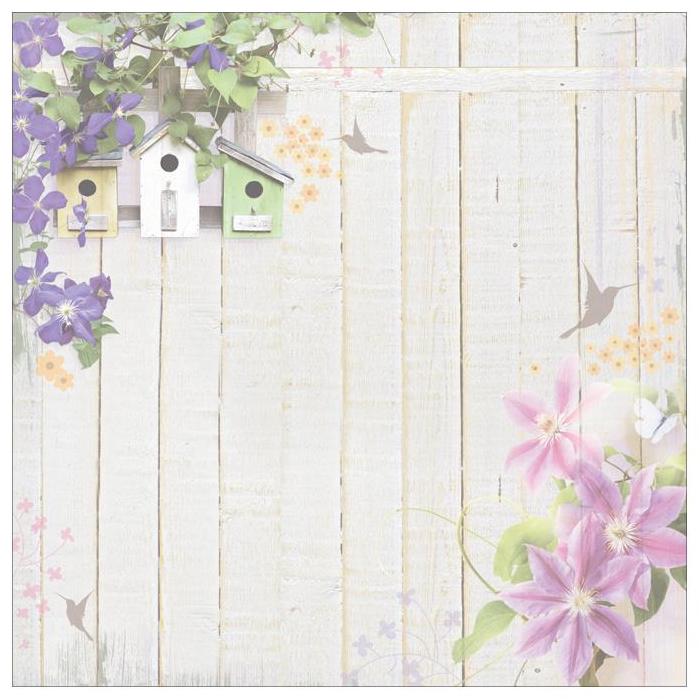 Односторонній папір In The Garden 30х30 см від Paper House