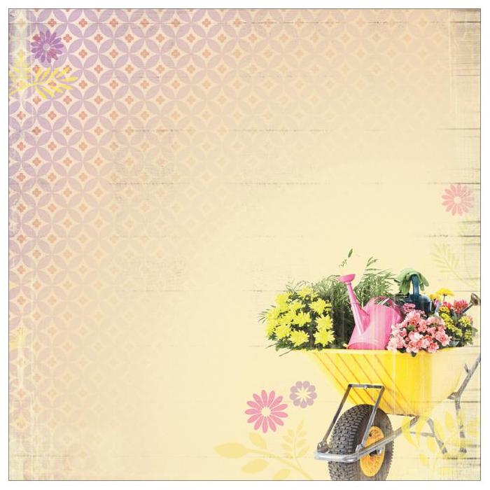 Односторонній папір Full Of Flowers 30х30 см від Paper House