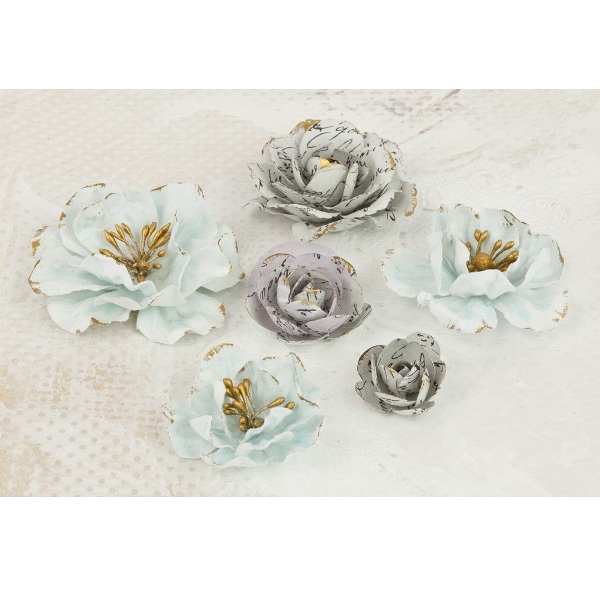 Набор цветочков Bella - White Flowers 6 шт от компании Prima