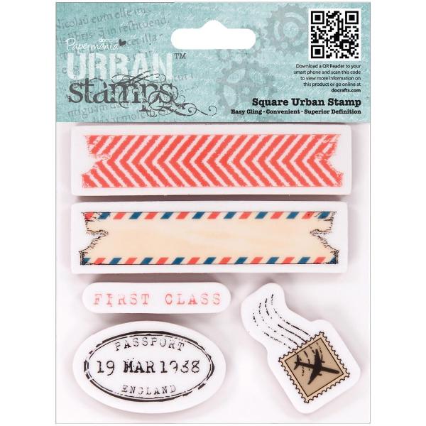 Набір гумових штампів Air Mail, Papermania