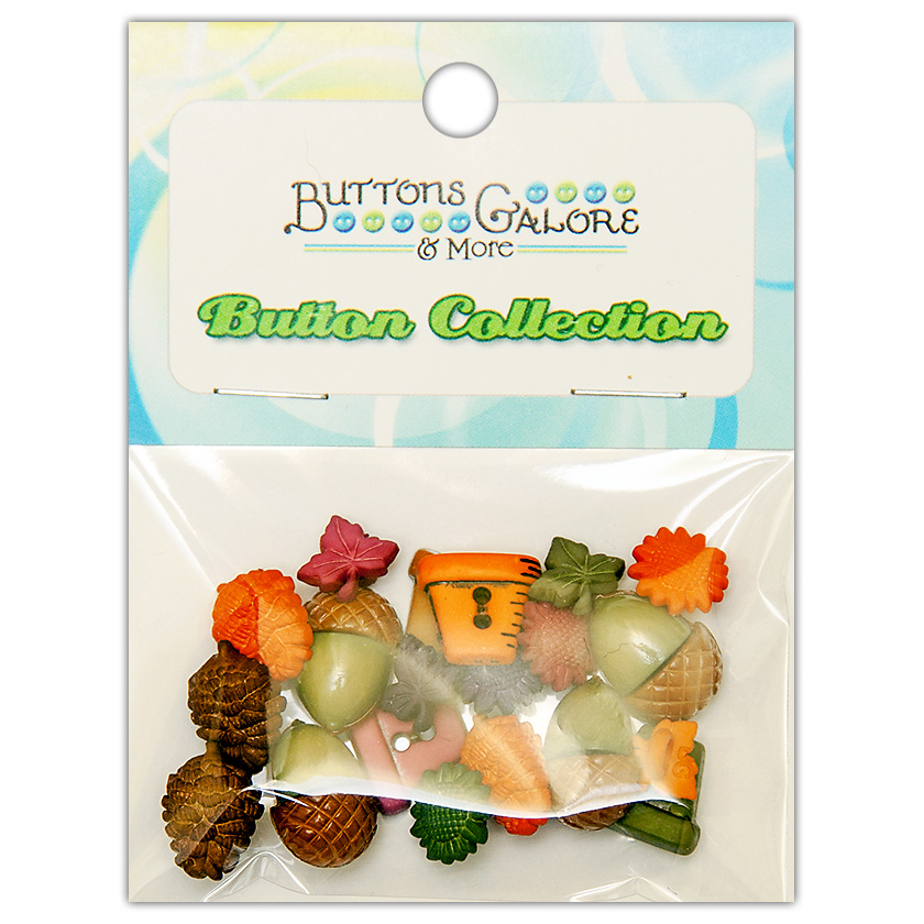 Набір гудзичків Autumn Potpourri від компанії Buttons Galore
