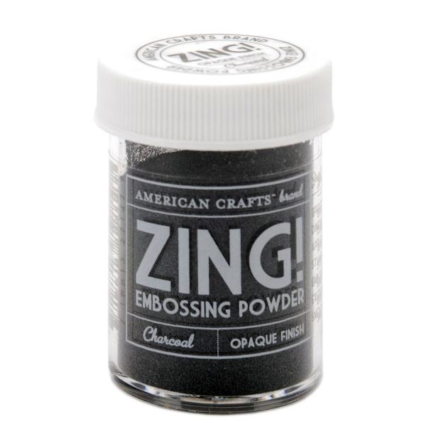 Пудра для ембоссінга Charcoal Opaque Zing! від American Crafts