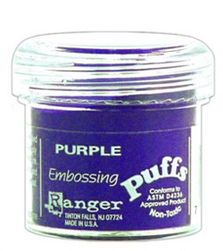 Флок для ембоссінга Purple Embossing Puffs від Ranger