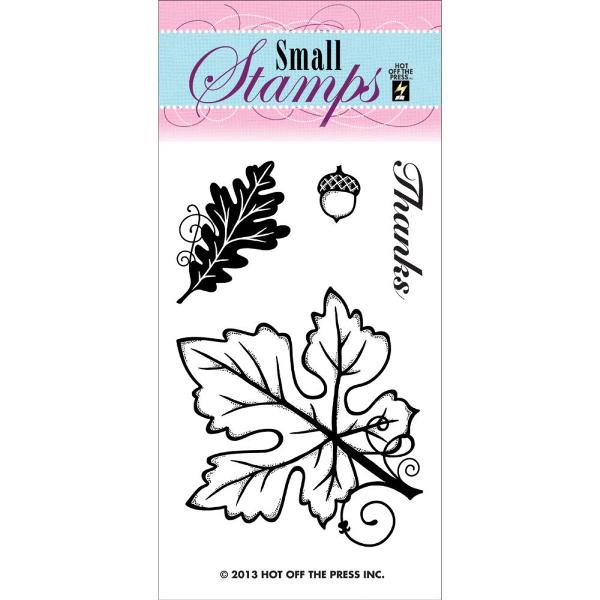 Акриловий штамп Leaves, Hot Off The Press