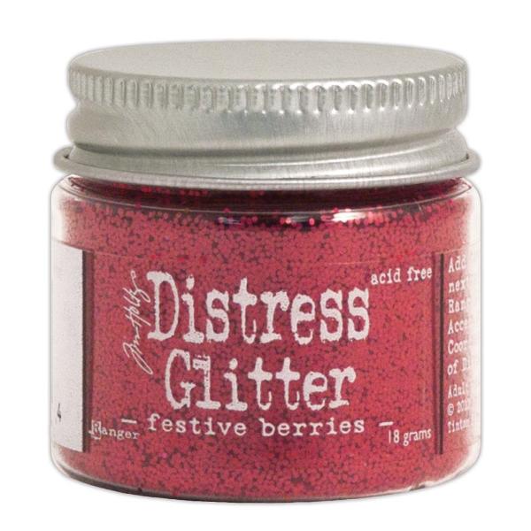 Глиттер Distress Glitter Festive Berries 18 г от компании Tim Holtz