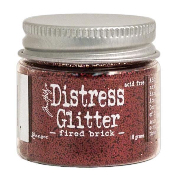 Гліттер Distress Glitter Fired Brick 18 г від компанії Tim Holtz