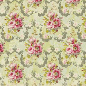Односторонняя бумага Mint Scallop Roses 30х30 см от компании K&Company