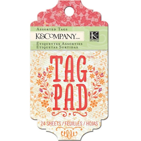 Набір тегів Handmade від K & Company, 24 шт