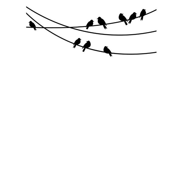 Папка для тиснения Birds On A Wire от Darice