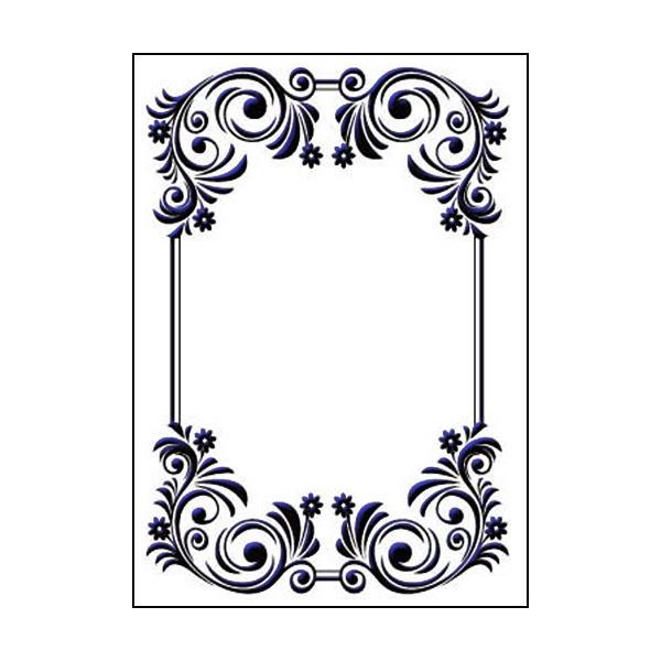 Папка для тиснення Floral Frame від компанії Crafts-Too