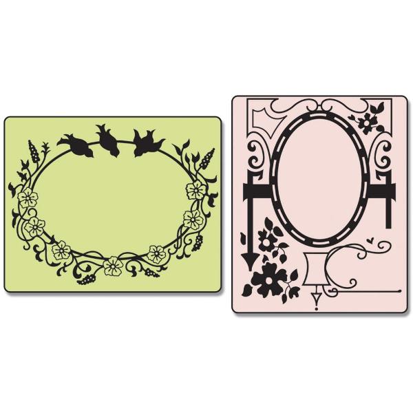 Папки для тиснения Bird & Garden Gate от Tim Holtz