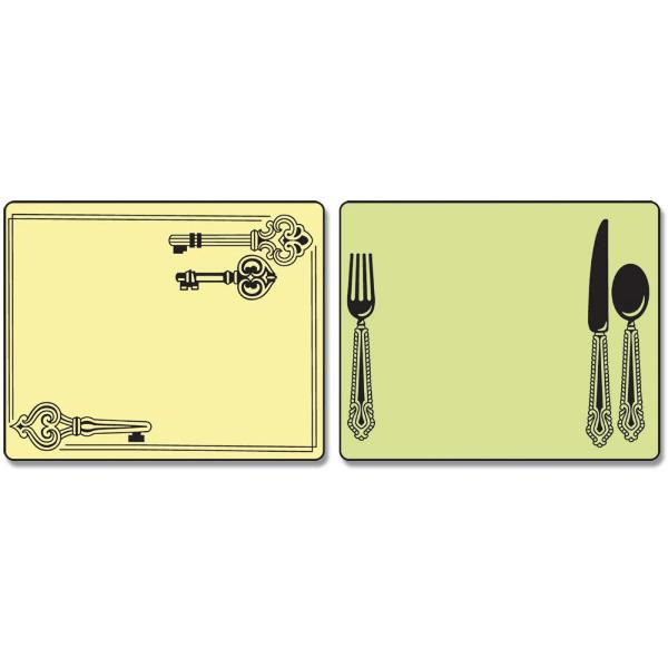 Папки для тиснення Place Setting & Keys від Tim Holtz