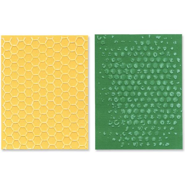 Папки для тиснення Bubble & Honeycomb від Tim Holtz