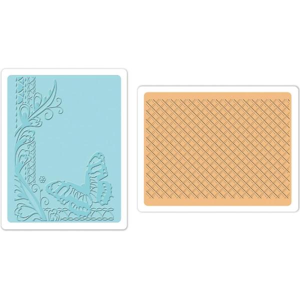 Папки для тиснення Butterfly & Lattice від Tim Holtz