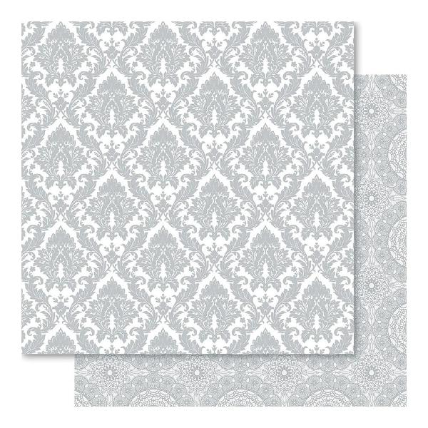 Двусторонняя перламутровая бумага Damask 30х30 см от Ruby Rock-It
