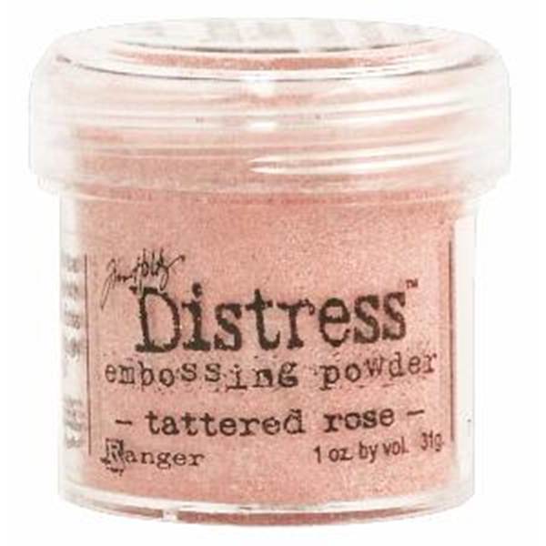 Пудра для ембоссінга Tattered Rose від Tim Holtz