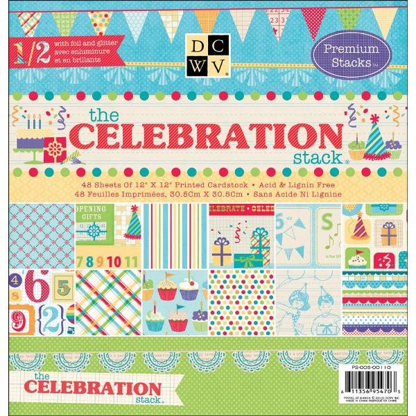 Набір паперу The Celebration 30х30 см 24 листа від DCWV