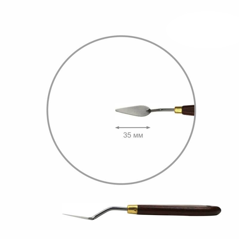 Мастихин Rosa Gallery Classic № 1 длина 3,5см, капля