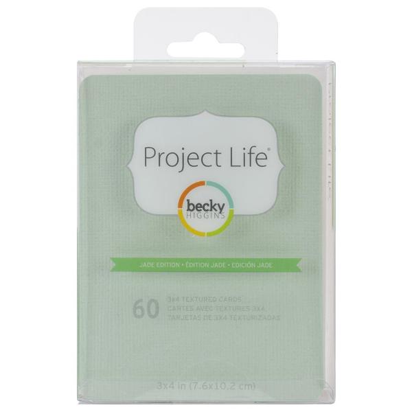 Набор карточек Jade Edition Project Life 60 шт 10х7,5 см от American Crafts
