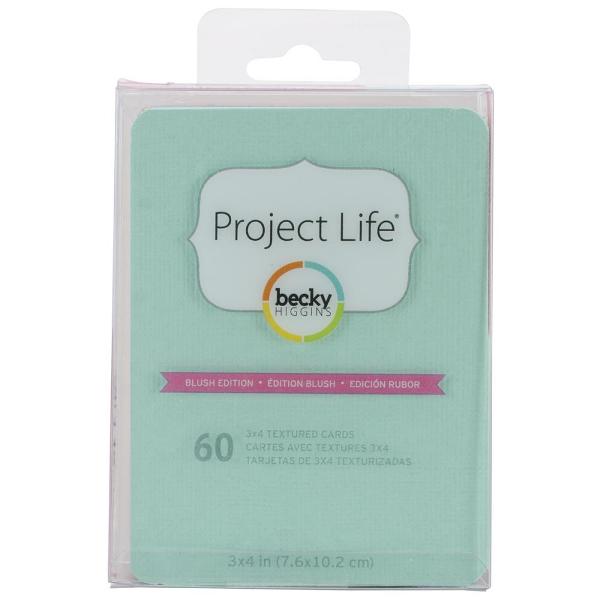 Набор карточек Blush Edition Project Life 60 шт 10х7,5 см от American Crafts.