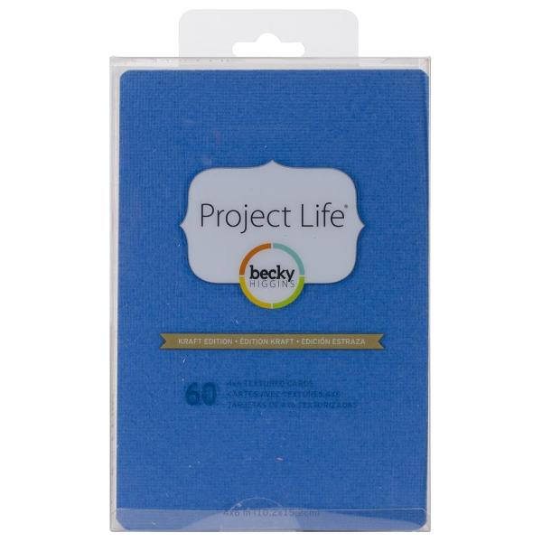 Набір карток Kraft Edition Project Life 60 шт 15х10 см від American Crafts