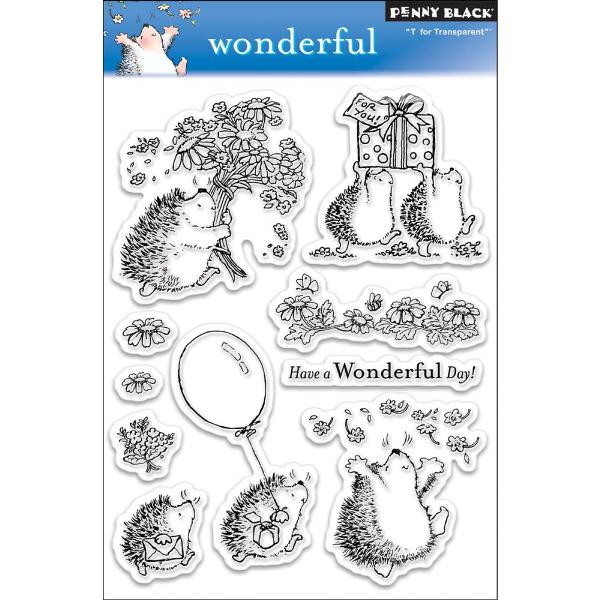 Набор акриловых штампов Wonderful 19х13 см, Penny Black