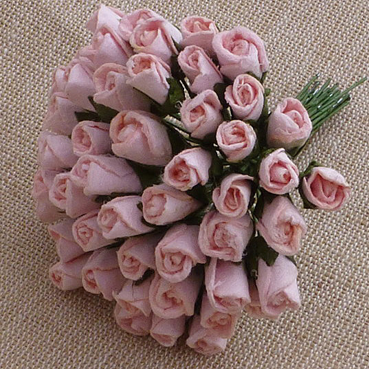 Набір бутонів троянд Pale Pink, 10 шт, 8 мм