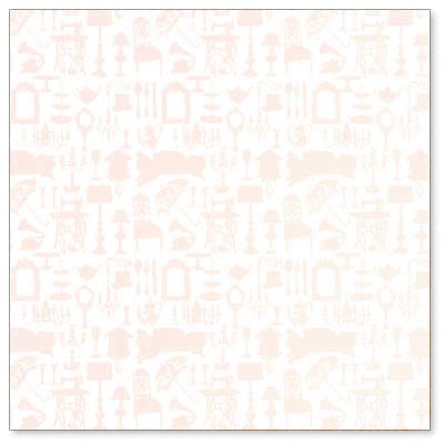 Оверлей с рисунком молочного цвета Home Decor 30х30 см от Hambly