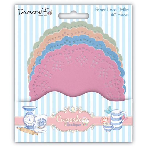 Набор салфеток Cupcake Boutique 4 шт от компании Dovecraft