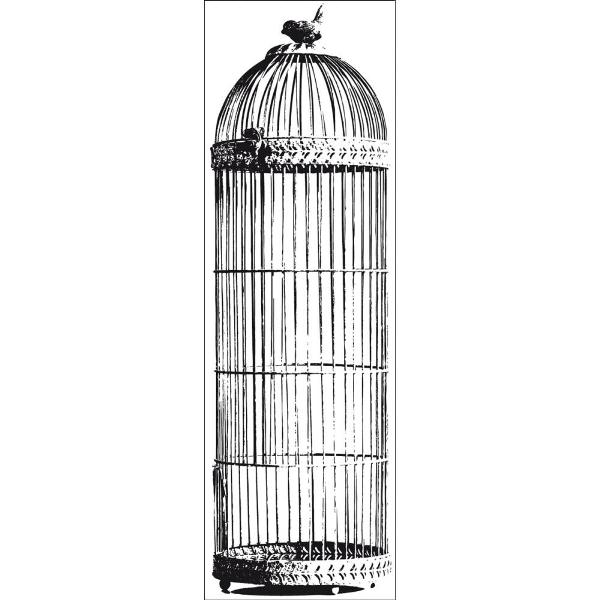 Акриловий штамп Bird Cage 13х5 см, Kaisercraft