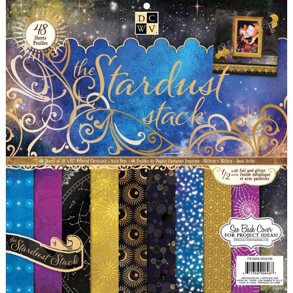 Набор бумаги Stardust 30х30 см 24 листа от DCWV