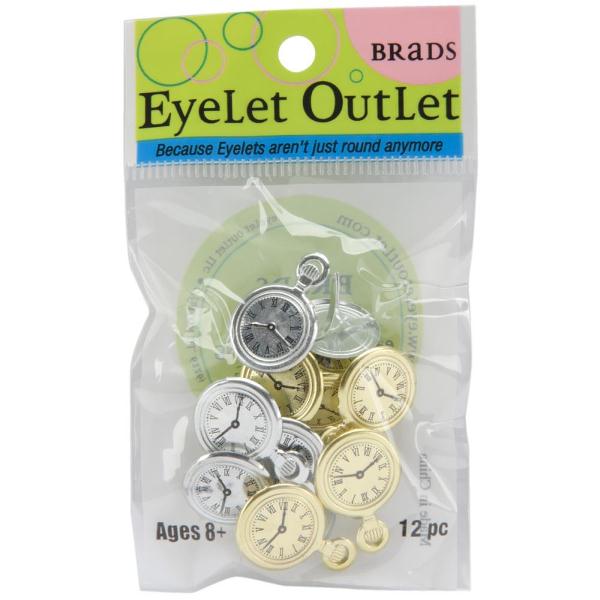 Набор брадсов Pocket Watch от компании Eyelet Outlet, 12 шт