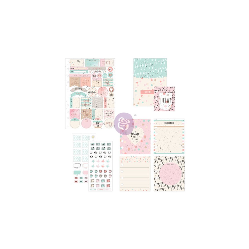 Набор вирубування і наклейок для декору планерів Frank Garcia Planner Goodie Pack, Prima