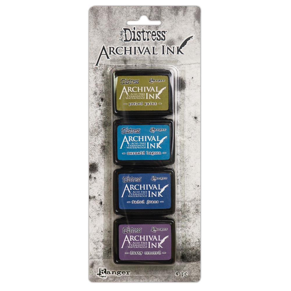Набір архівних міні-подушечок для Штампінг Archival Mini Kit 2, Tim Holtz