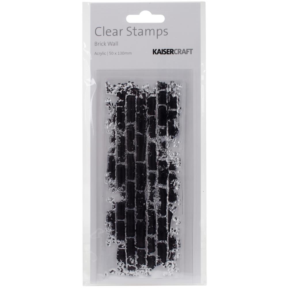 Прозрачный акриловый штамп Brick Wall - Texture, 5.5x13.5 см, Kaisercraft