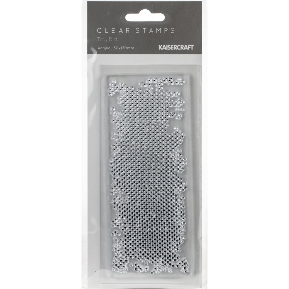 Прозорий акриловий штамп Tiny dot - Texture, 5.5x13.5 см, Kaisercraft