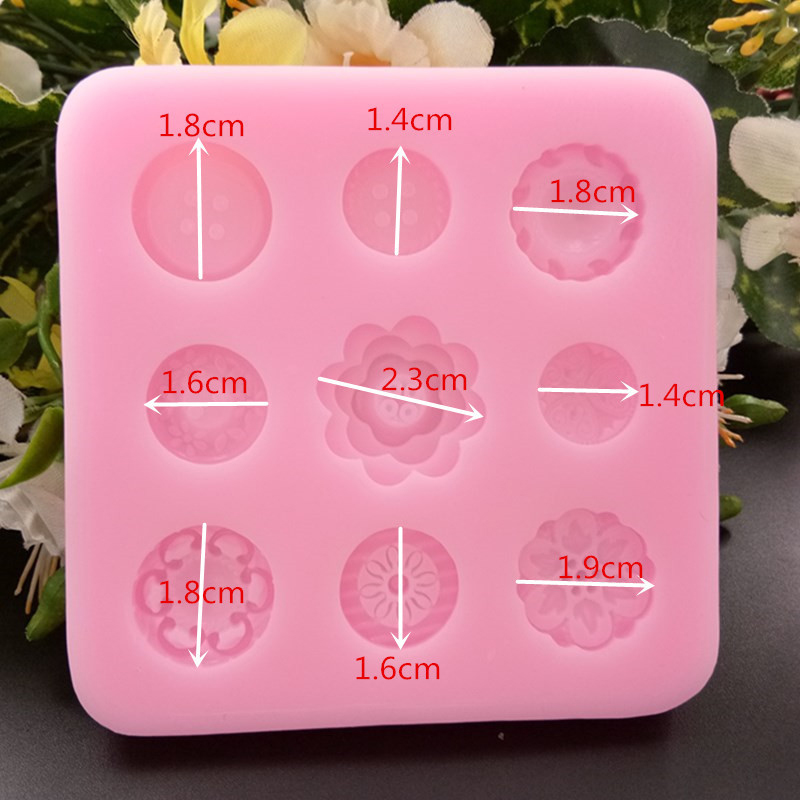 Молд силиконовый, Цветочки, 90x90x8 мм