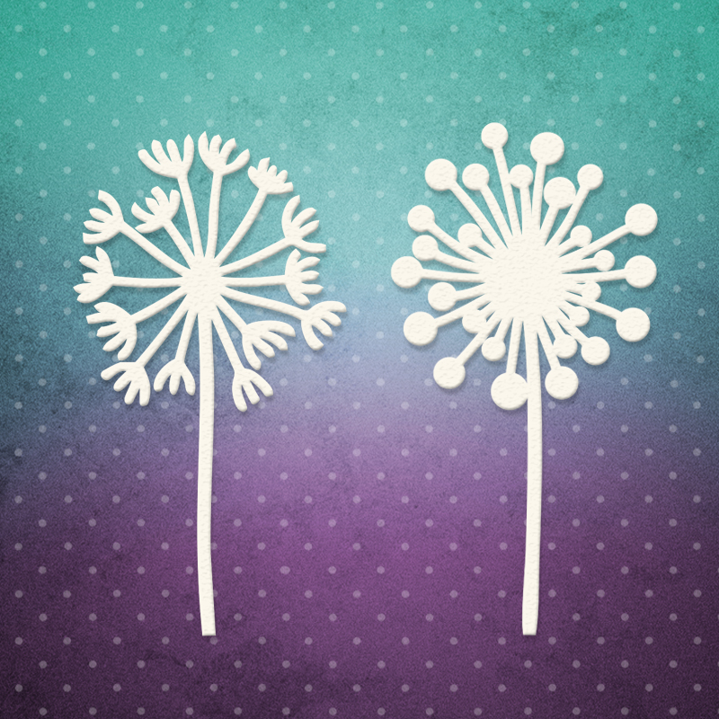 Чіпборд набір, Кульбаба і укропчик, набору 6,5x8 см, 2 шт, Lana Odis