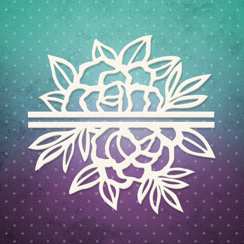 Чіпборд набір, Роздільники півонії, набору 7x6,8 см, 2 шт, Lana Odis