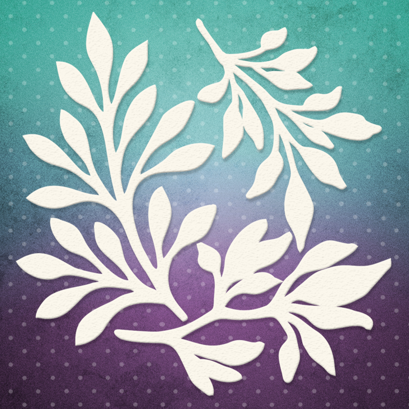 Чіпборд набір, Гілочки 2, набору 10x10,3 см, 3 шт, Lana Odis